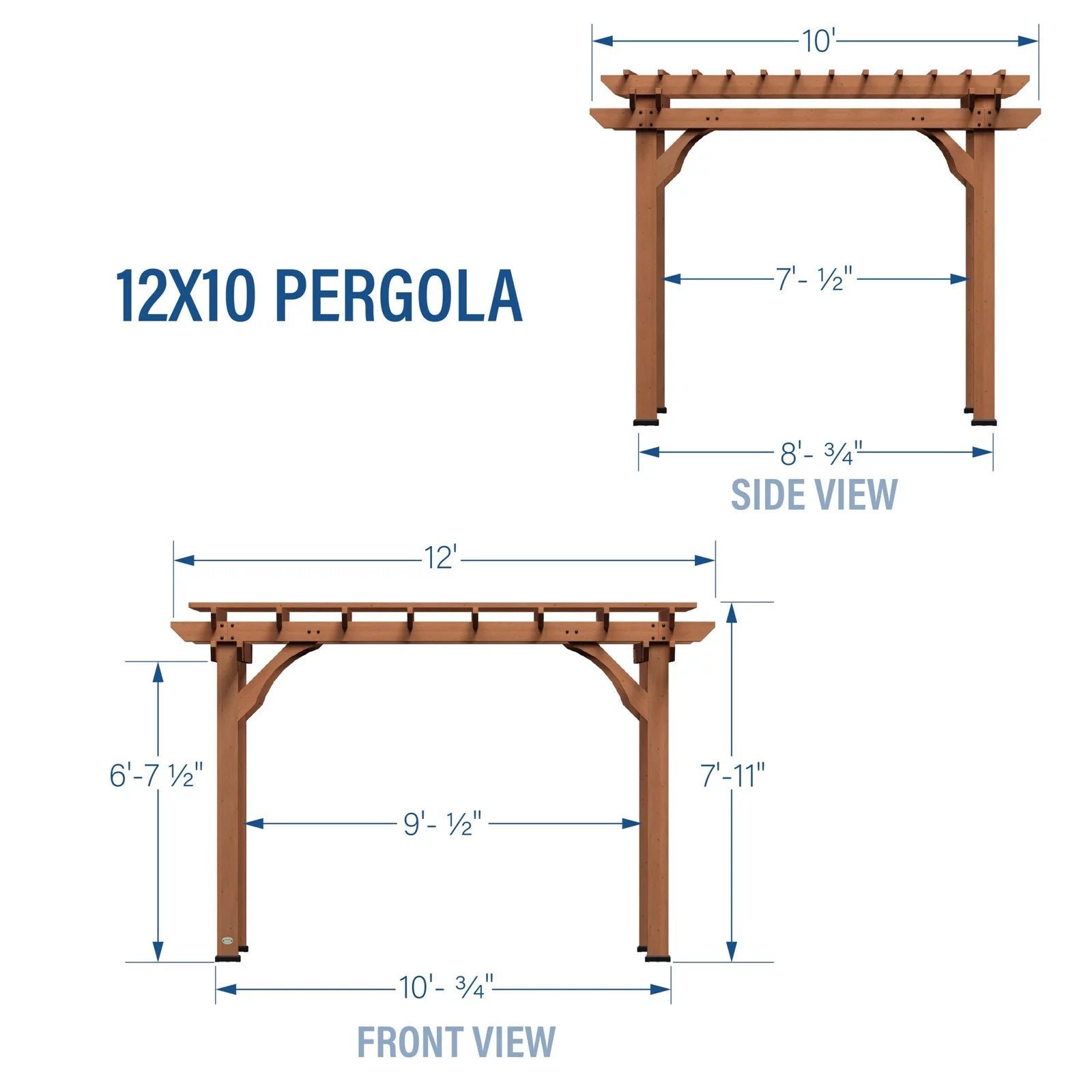 12 x 10 pergola 12 x 10 pergola