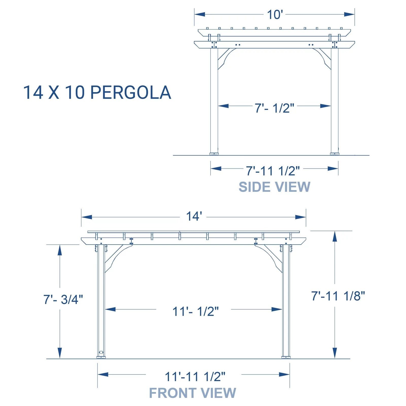 14 x 10 pergola 14 x 10 pergola