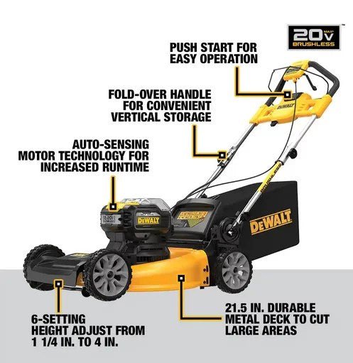 21.5 in. 20 v li ion cordless battery walk behind self propelled mower w/hedge,bare trimmer,blower,cleaner,pole/hand saw 21.5 in. 20 v li ion cordless battery walk behind self propelled mower w/hedge,bare trimmer,blower,cleaner,pole/hand saw