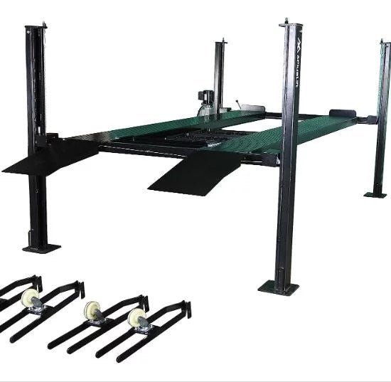 apluslift hw 8s 8,000lb 4 post portable storage car lift apluslift hw 8s 8,000lb 4 post portable storage car lift