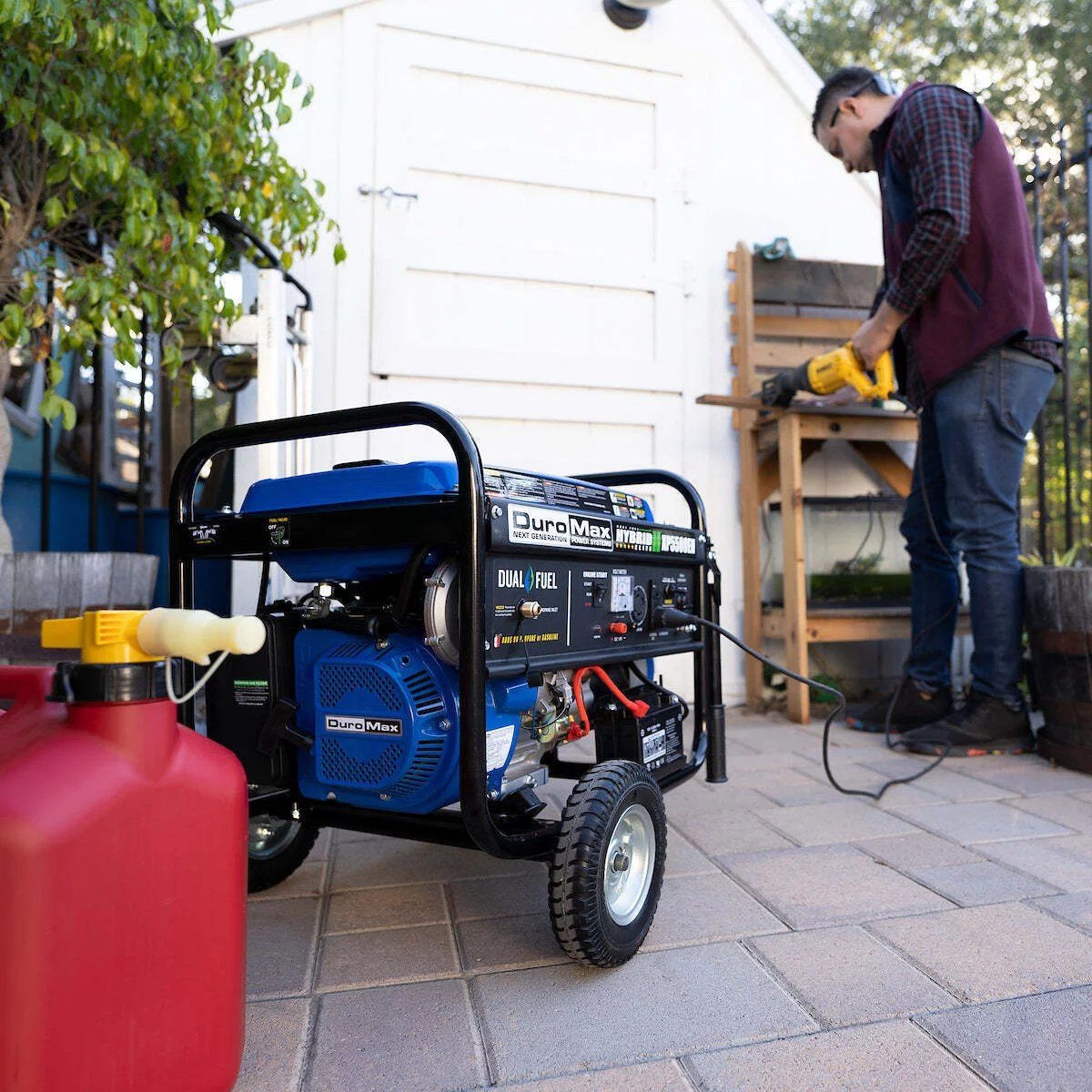 duromax xp5500eh 5,500 watt portable dual fuel gas propane powered generator duromax xp5500eh 5,500 watt portable dual fuel gas propane powered generator