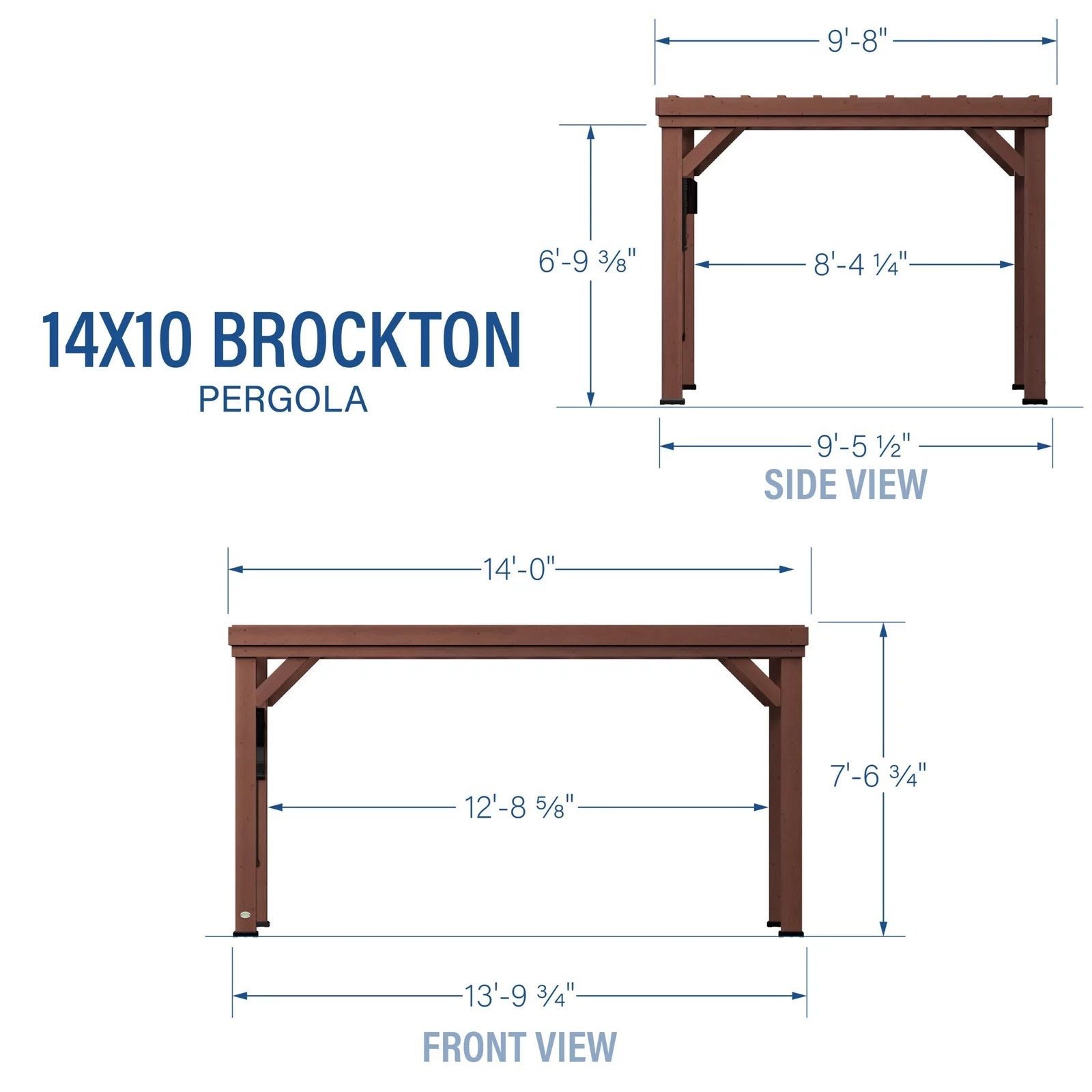 14×10 brockton pergola 14×10 brockton pergola