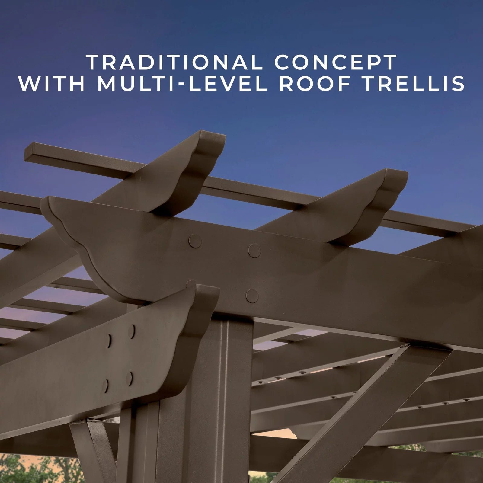 14×10 ashford traditional steel pergola with sail shade soft canopy 14×10 ashford traditional steel pergola with sail shade soft canopy