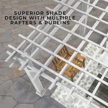 14x12 hawthorne traditional steel pergola with sail shade soft canopy 14x12 hawthorne traditional steel pergola with sail shade soft canopy