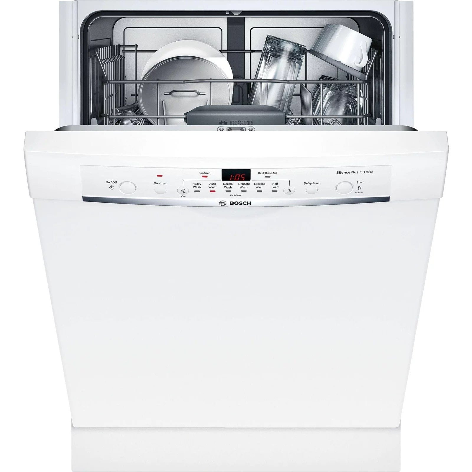 bosch ascenta 24″ she3ar72uc built in dishwasher – white bosch ascenta 24″ she3ar72uc built in dishwasher – white