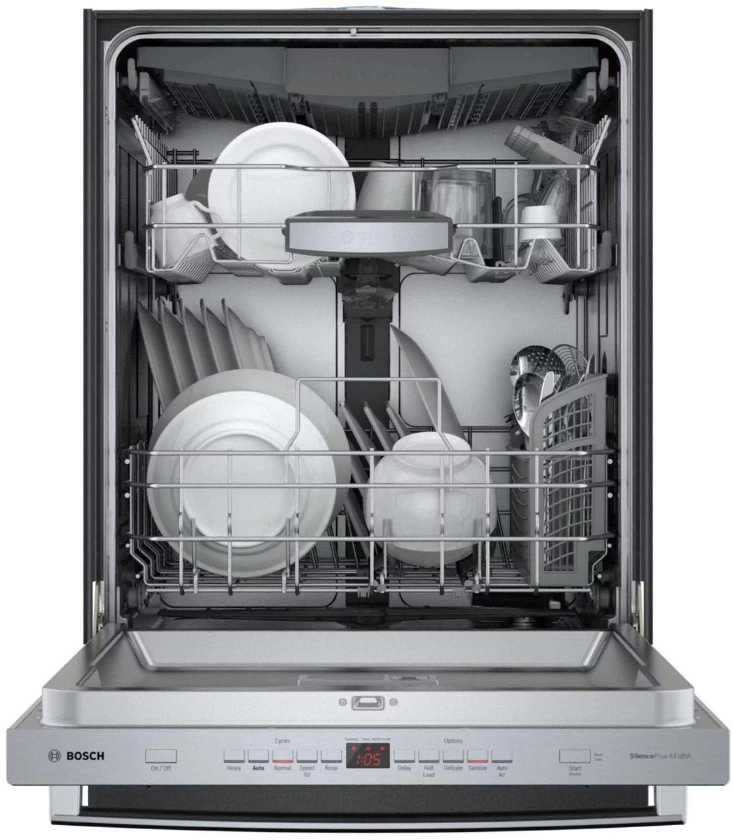 bosch 500 series 24″ stainless steel built in dishwasher shpm65z55n bosch 500 series 24″ stainless steel built in dishwasher shpm65z55n